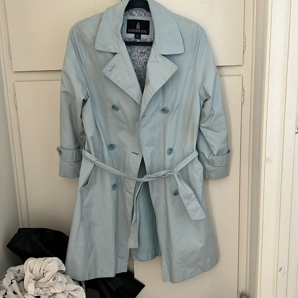 London fog trench coat